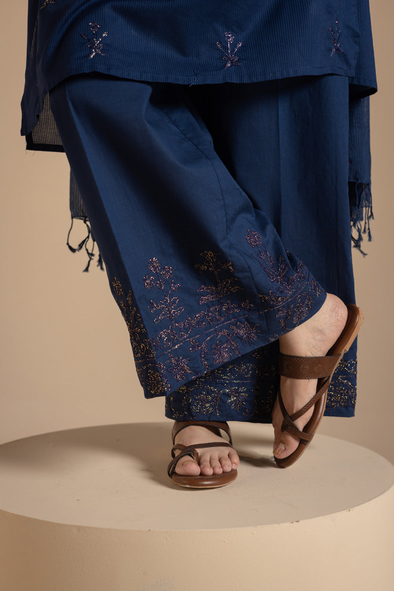 Azure Opulence 3-Piece Suit