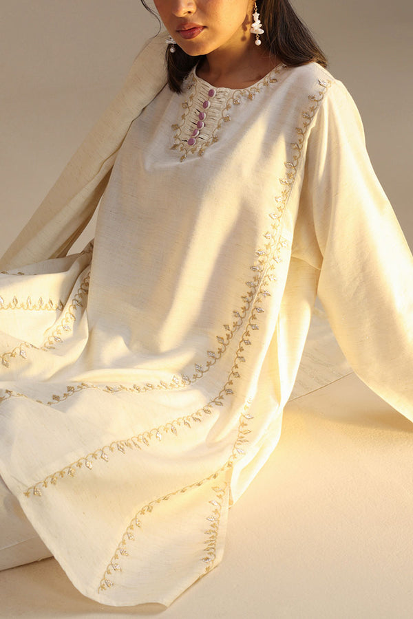 Embroidered Gota Flare 3-Piece Set