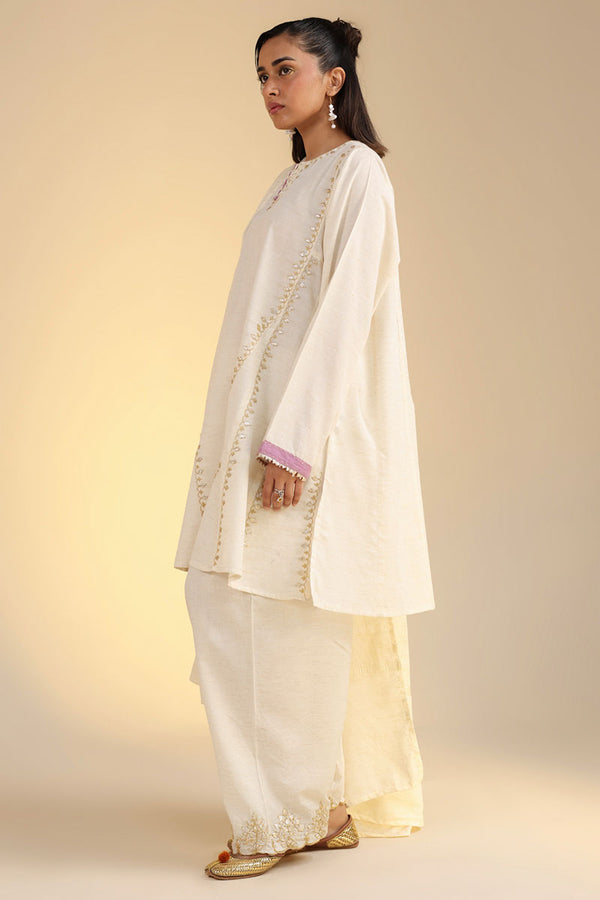 Embroidered Gota Flare 3-Piece Set