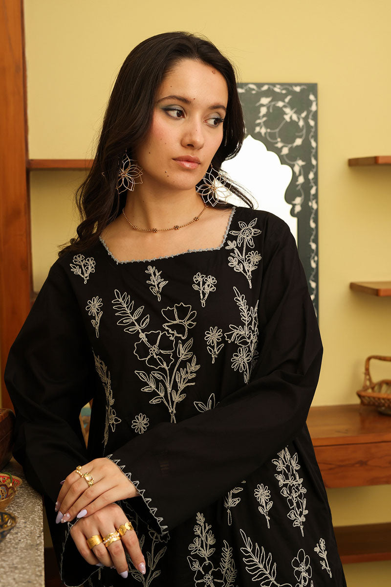 Ivory Embroidered Duo-Set