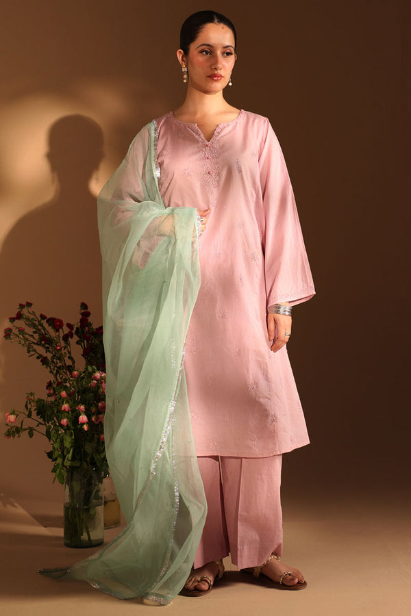 Embroidered Chalk Duo-Set