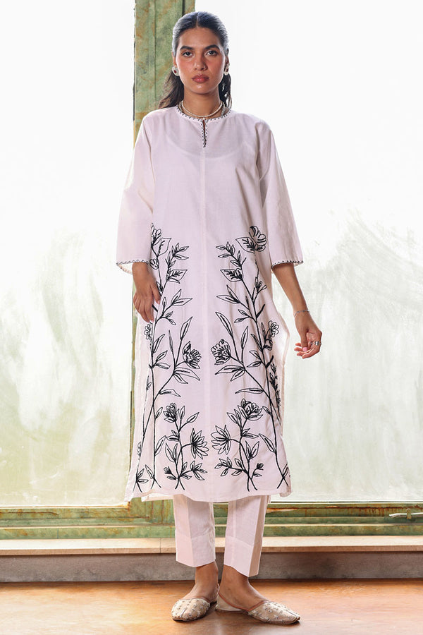 Marigold Embroidered Set