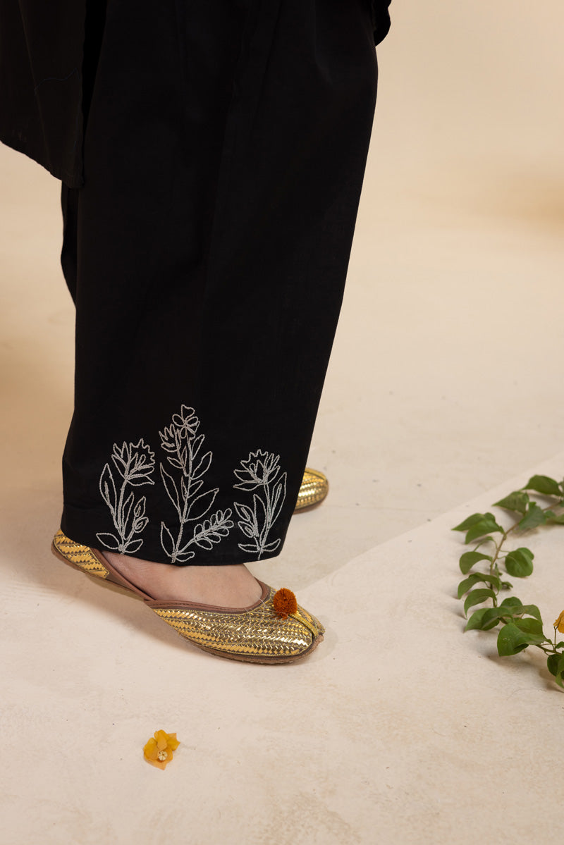 Embroidered Marigold Duo-Set