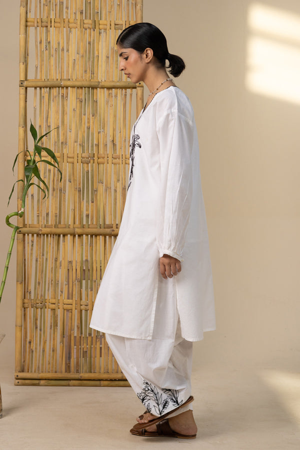 Embroidered Marigold Duo-Set