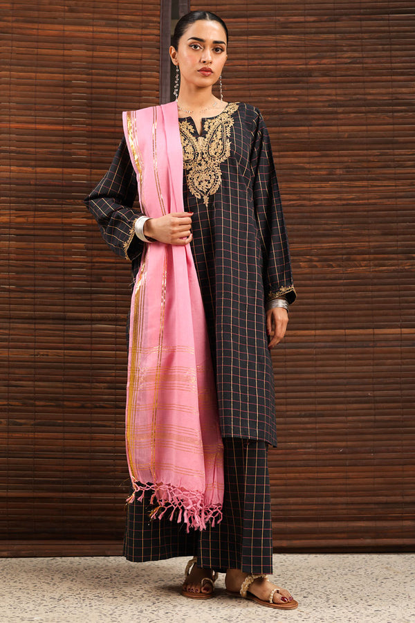 Lurex Line Dupatta