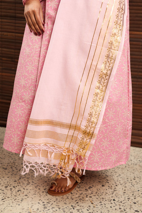 Lurex Line Dupatta