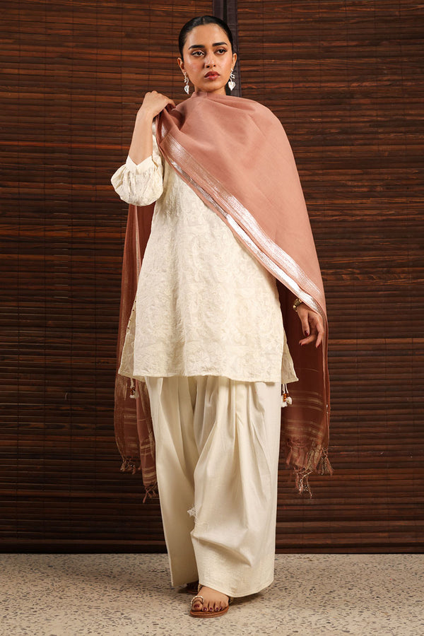 Lurex Line Dupatta