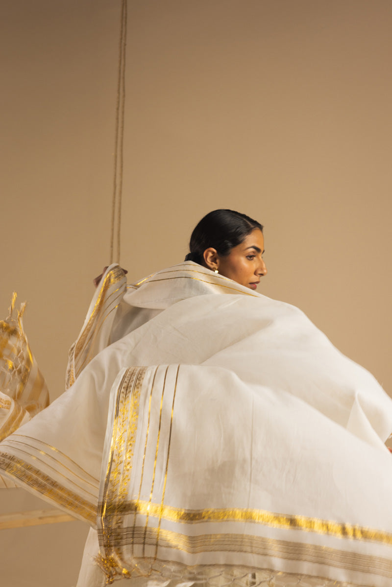 Lurex Line Dupatta