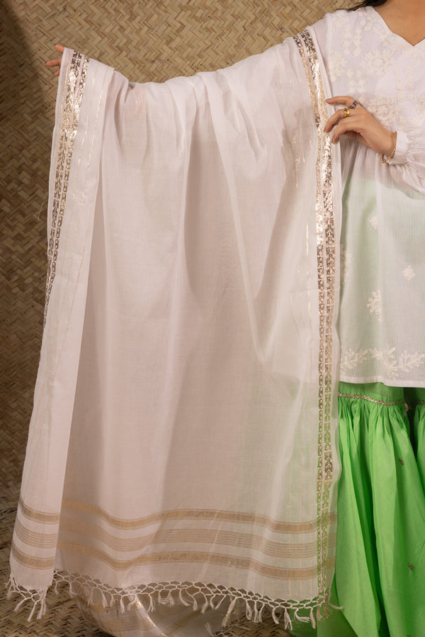 Lurex Line Dupatta