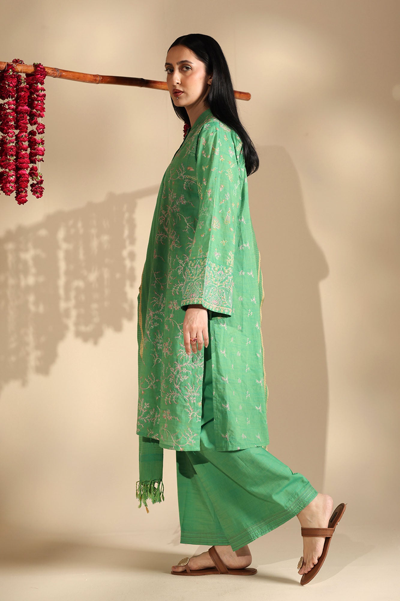 Floral Threads Suit