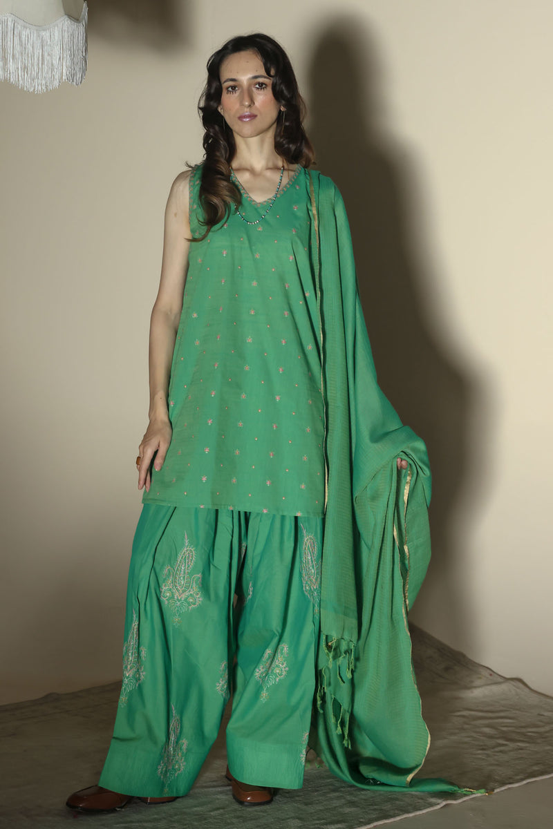 Embroidered 3-Piece Farshi Set