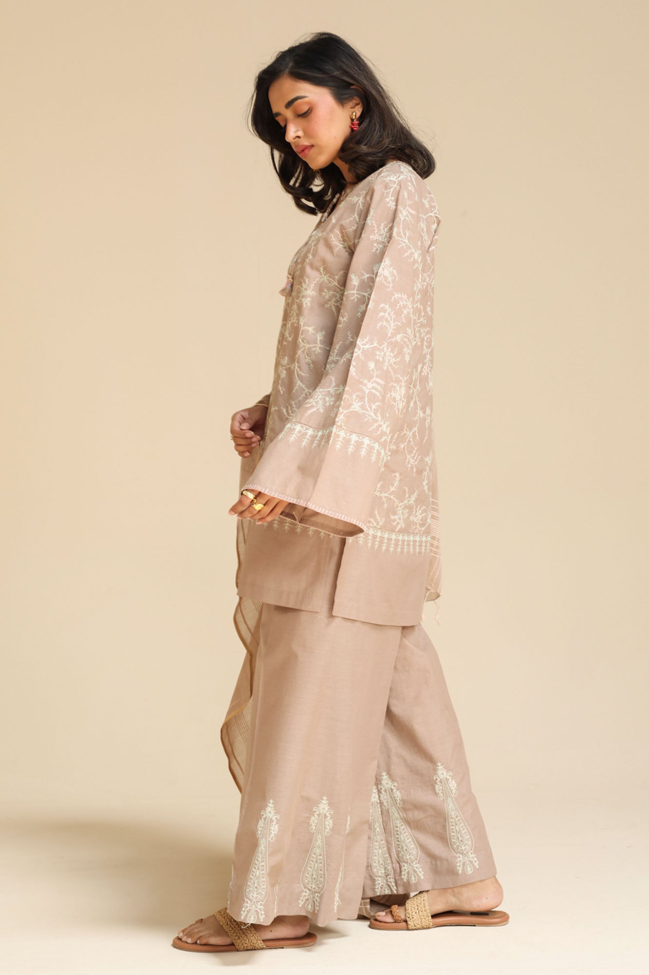 Embroidered 3-Piece Suit