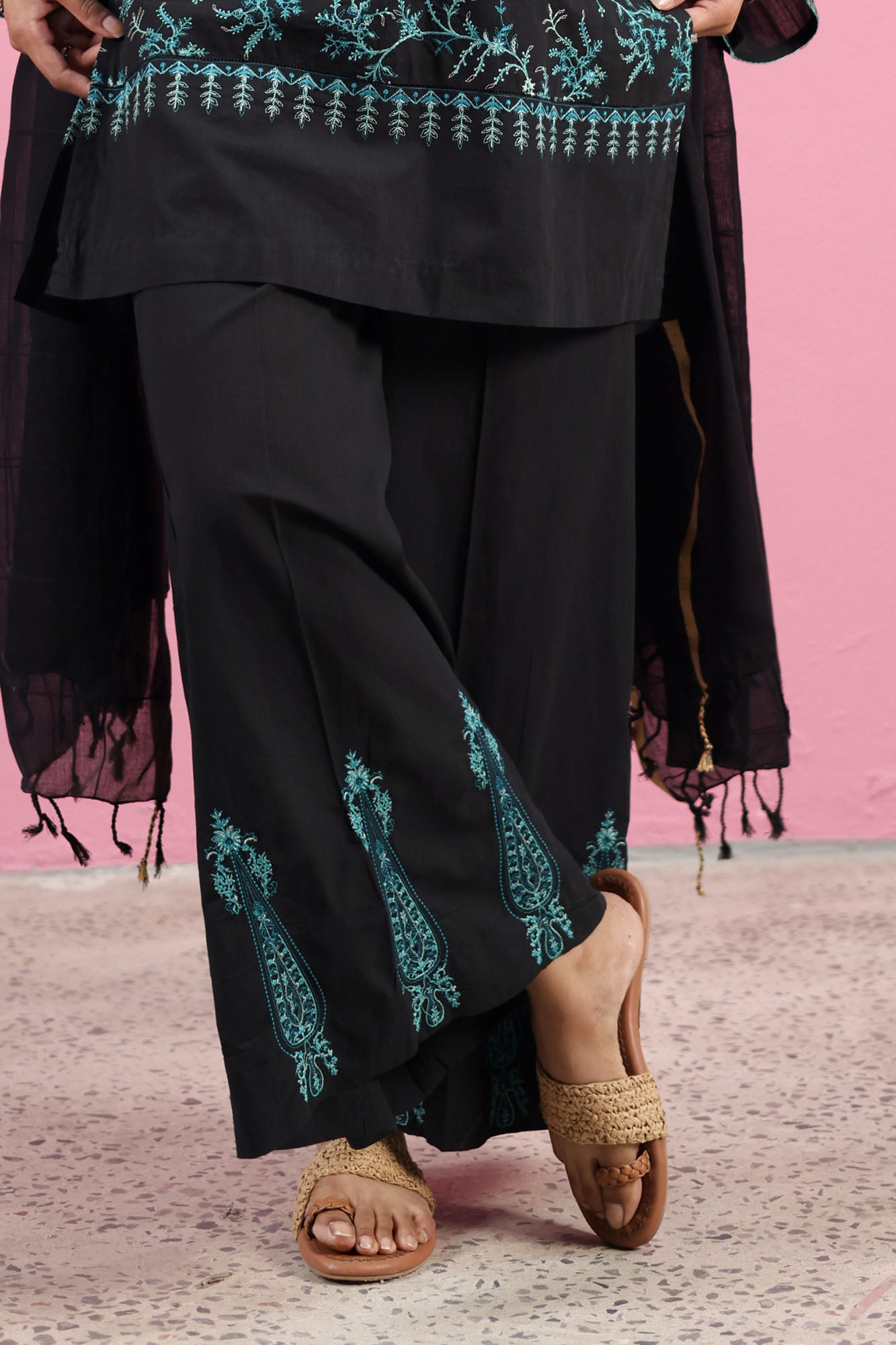 Embroidered 3-Piece Suit