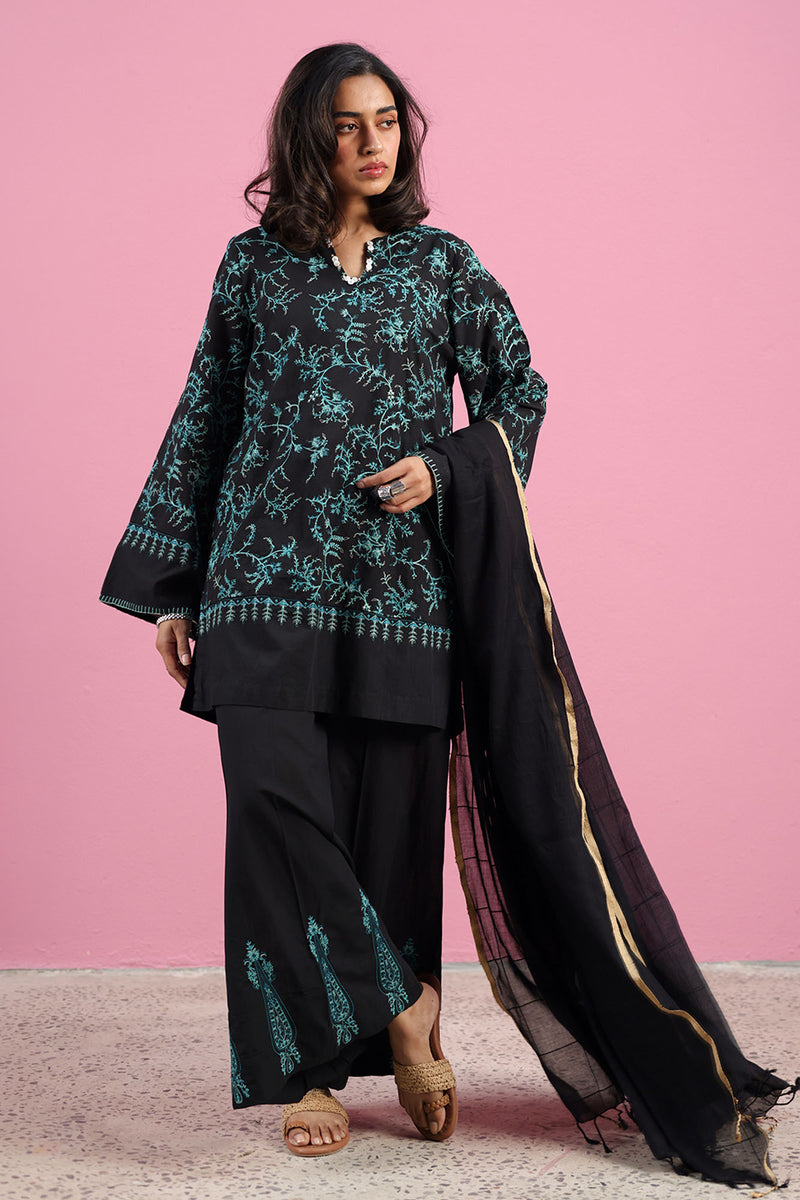 Embroidered 3-Piece Suit