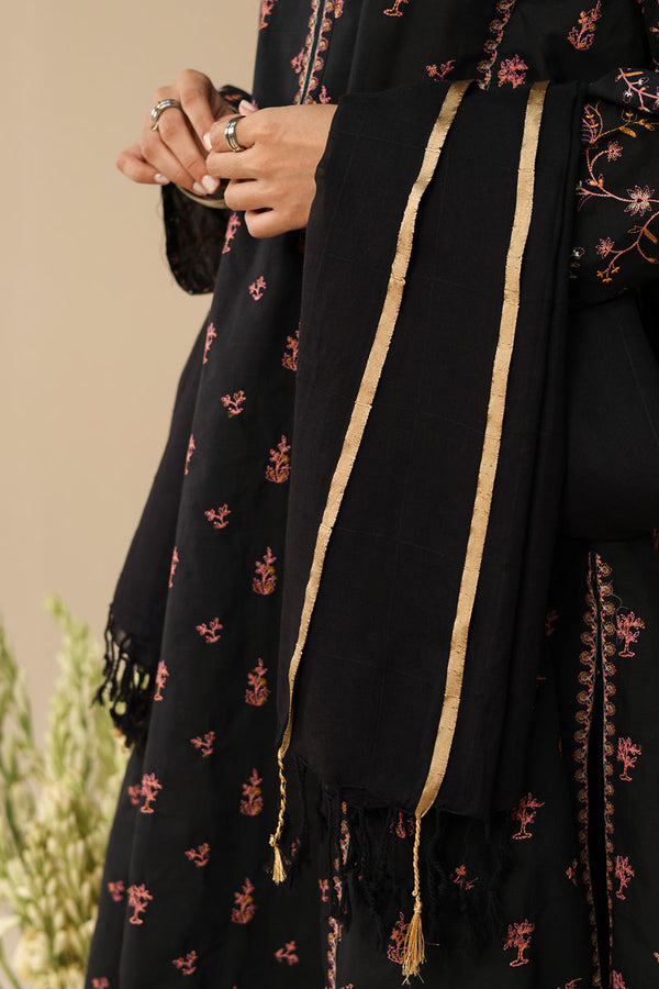 Moonflower Embroidered 3-Piece Ensemble