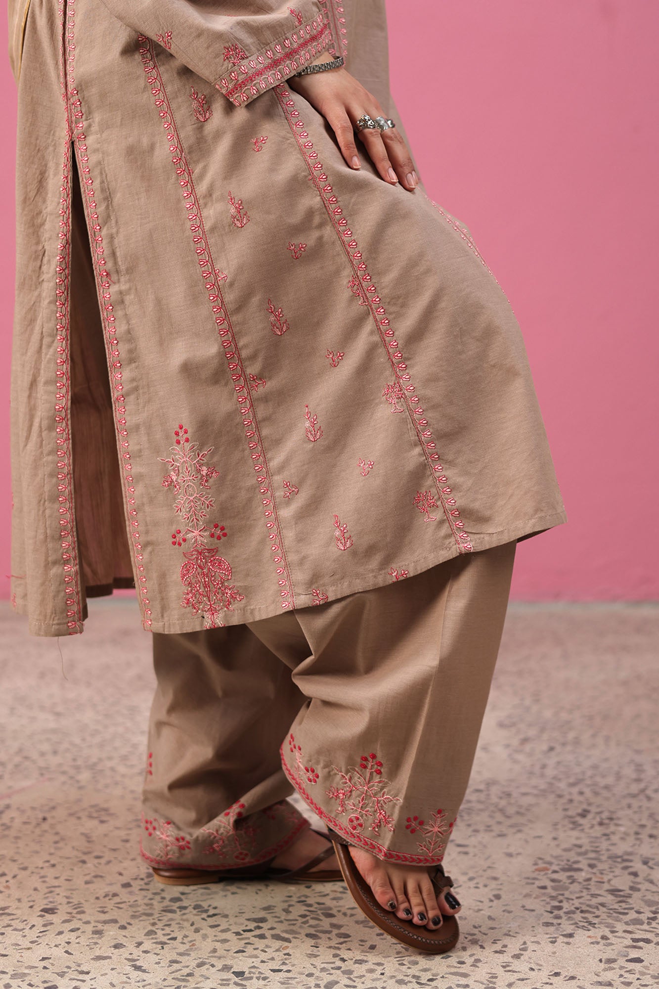 Embroidered Opulence 3-Piece Ensemble