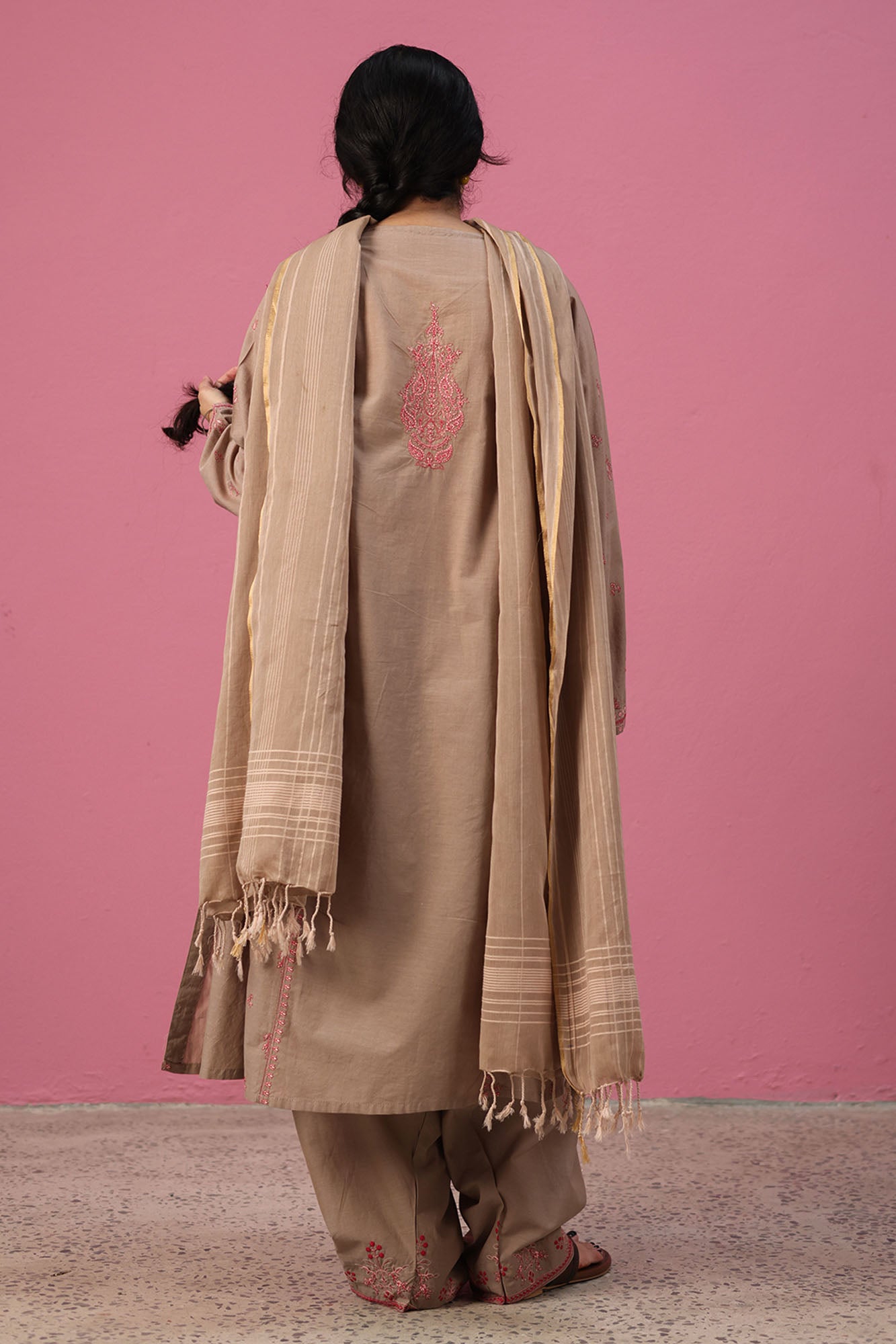 Embroidered Opulence 3-Piece Ensemble