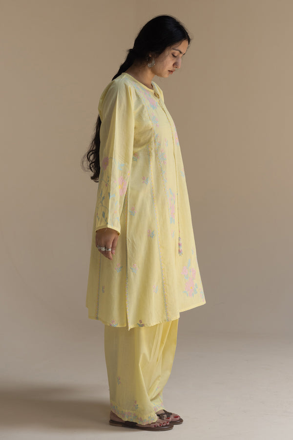 Embroidered Floral Harmony Set