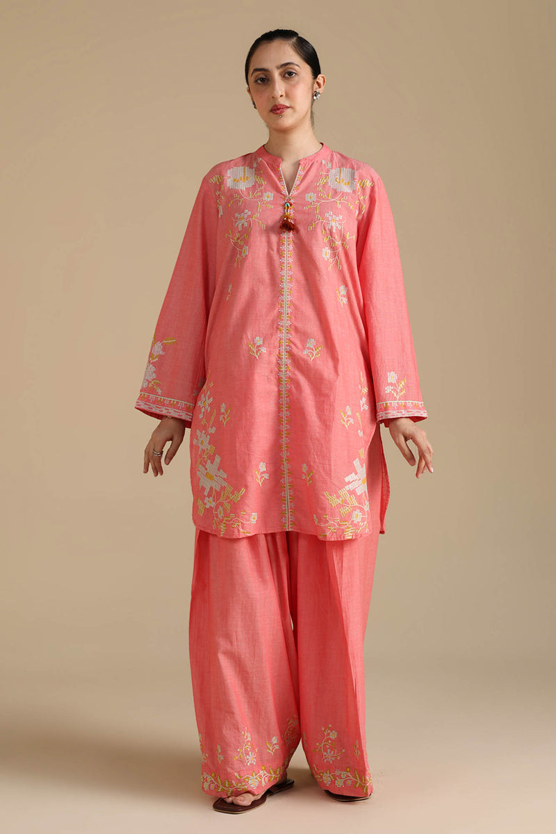 Embroidered Even Duo-Set
