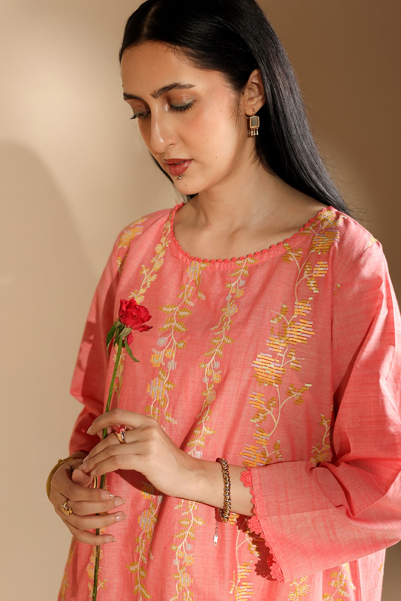 Pattern Play Embroidered Set