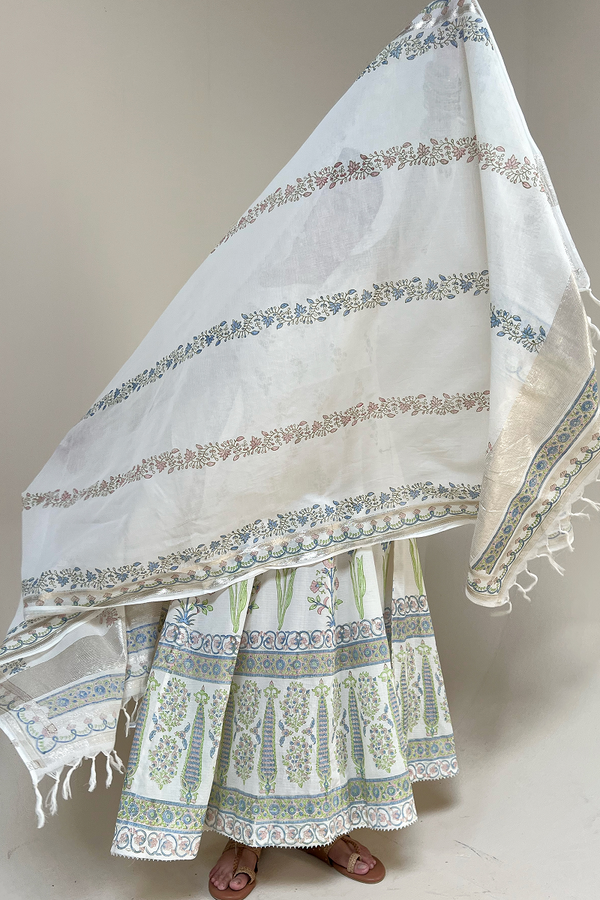 Gulnar Block-Printed Ensemble