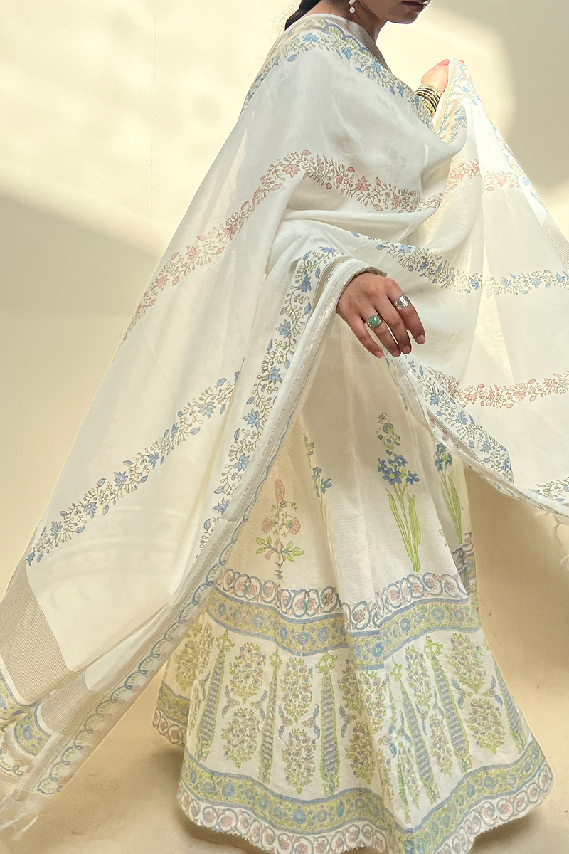 Gulnar Block-Printed Ensemble