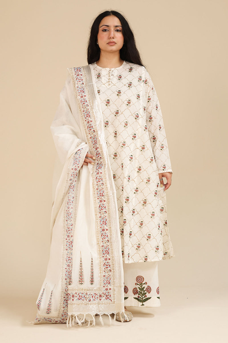 Hand-Block Printed Zareen Ensemble