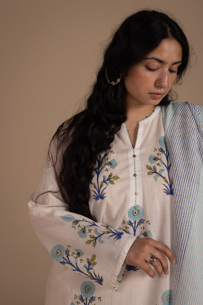 Khas Hand-Block Printed Ensemble