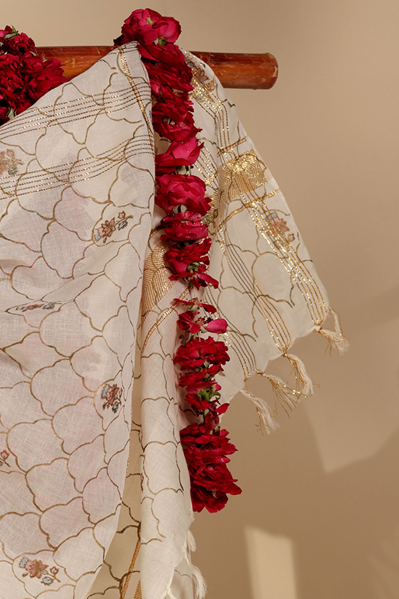 Block-Printed Anarkali Set