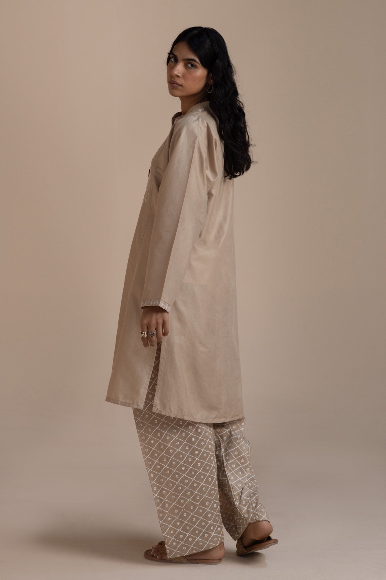 Floral Embroidered Set