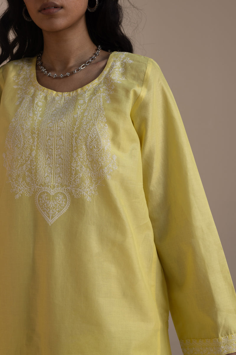 Soft Heart Embroidered Set