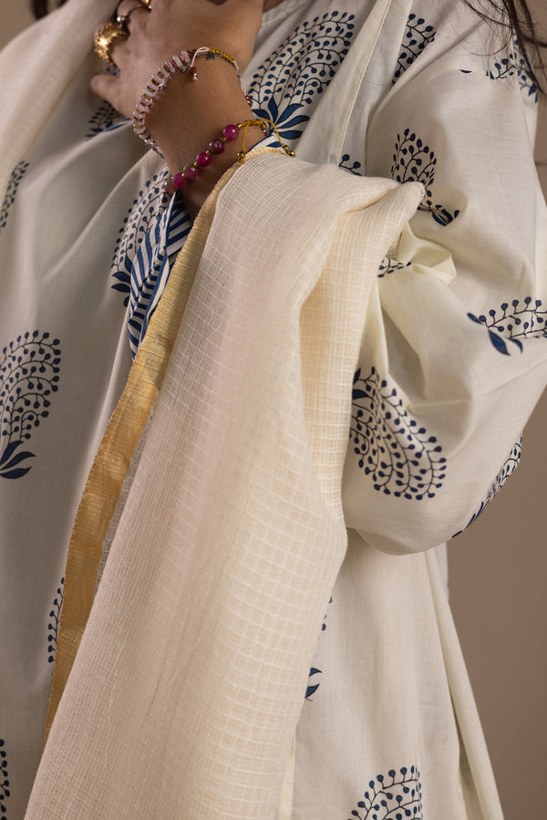 Cotton Check Dupatta