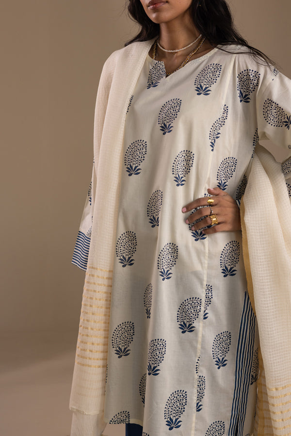 Cotton Check Dupatta