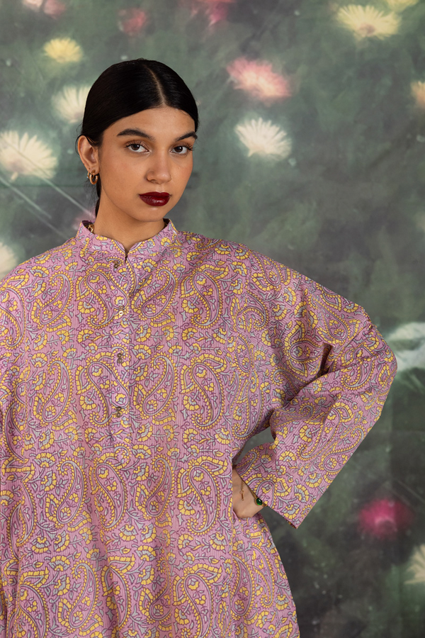 Block-Printed Chambeli Kurta