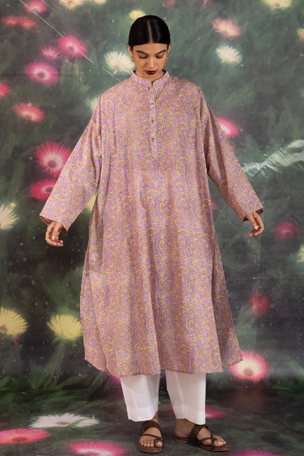Block-Printed Chambeli Kurta
