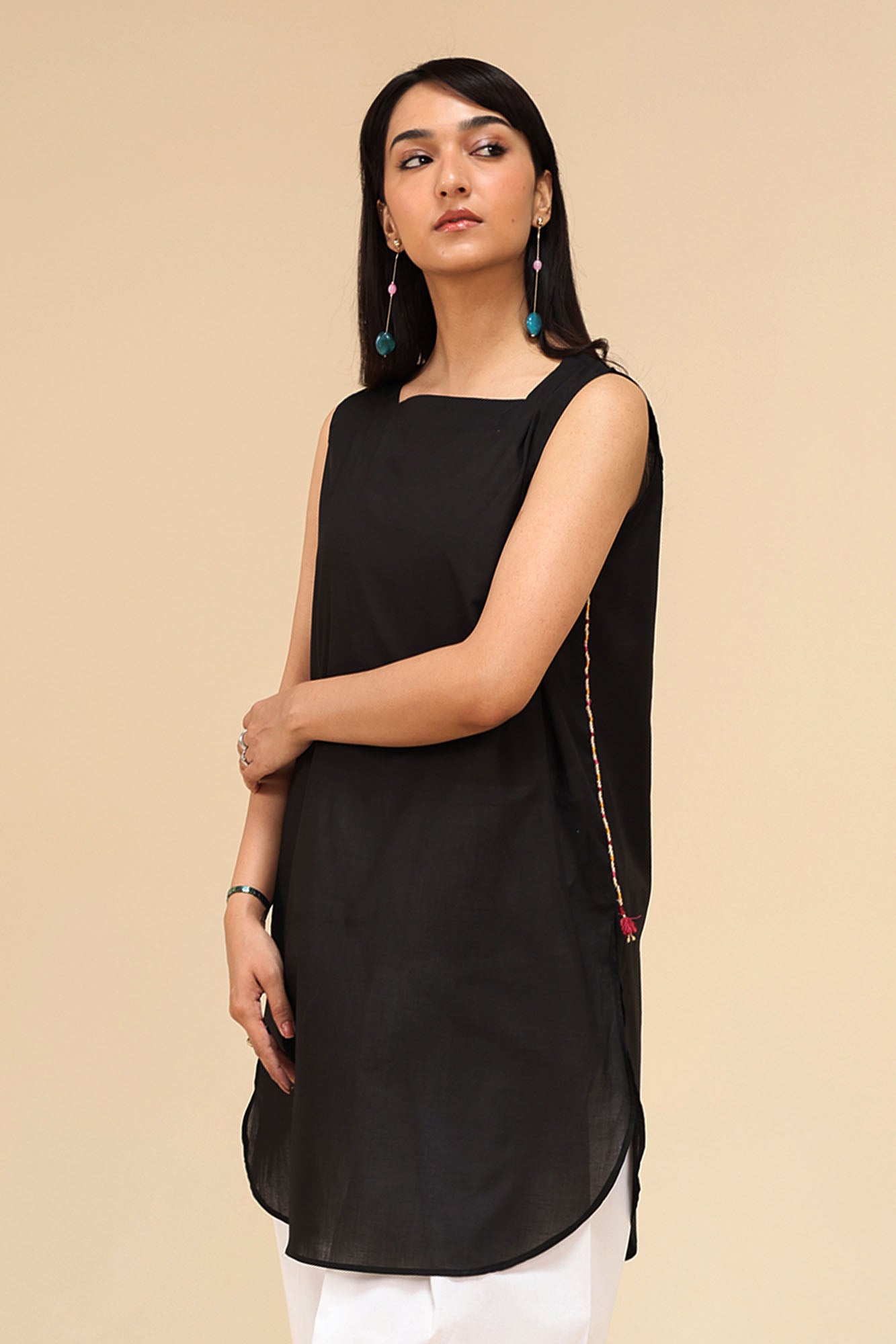 Midnight Tassel Shirt