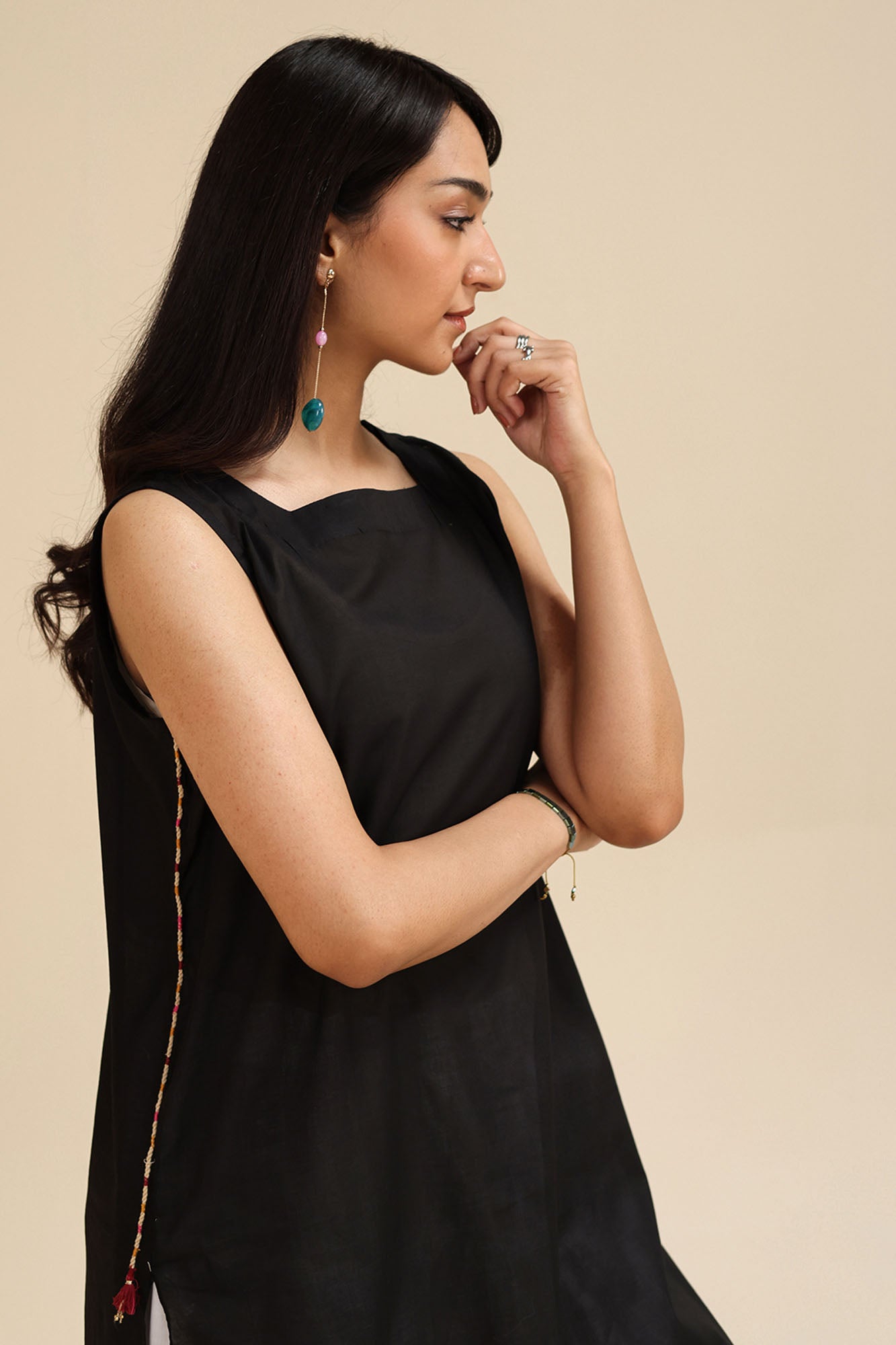 Midnight Tassel Shirt