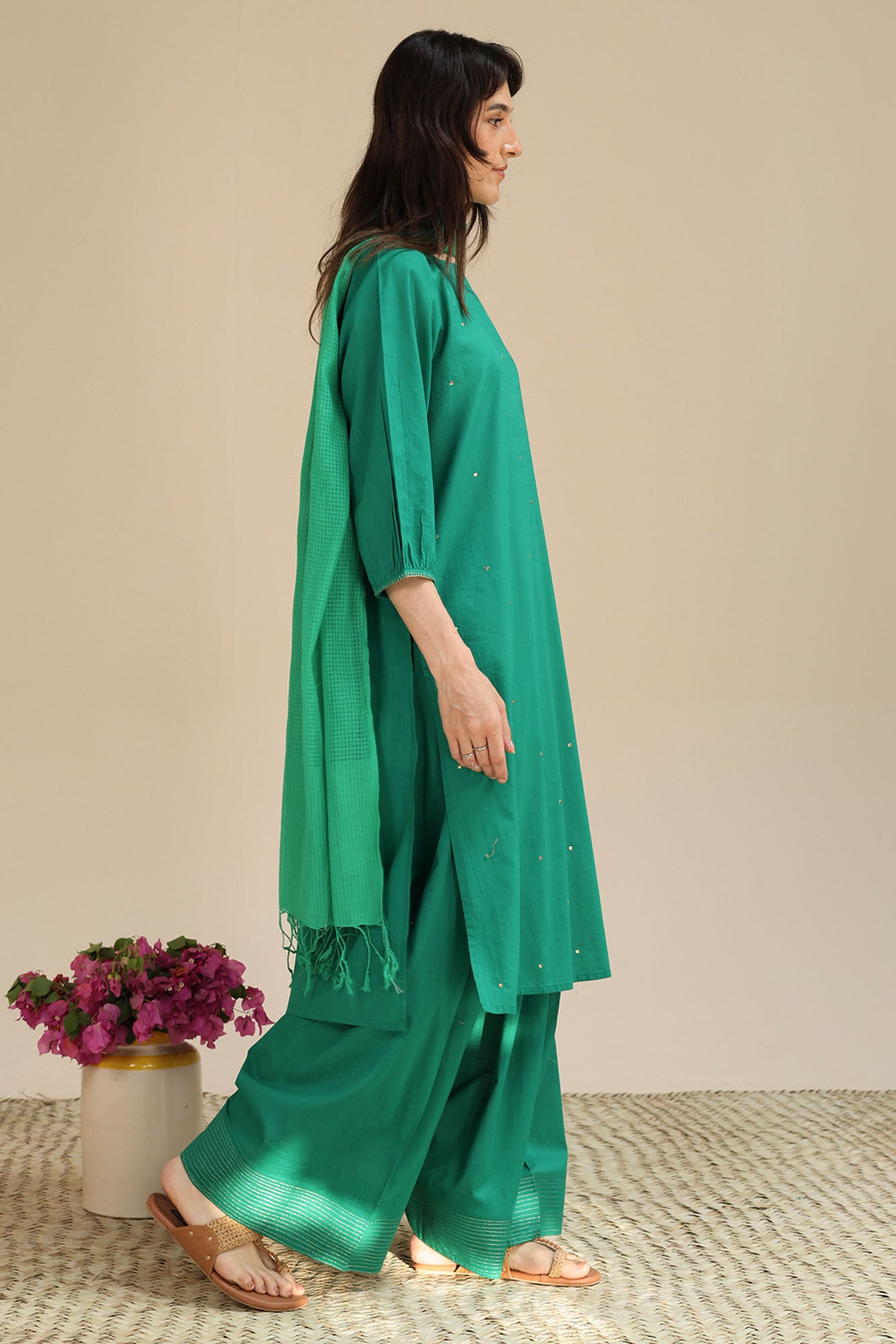 Mukaish Mist Farshi Set