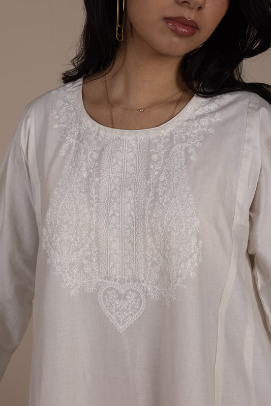 Heartfelt Embroidered Kurta