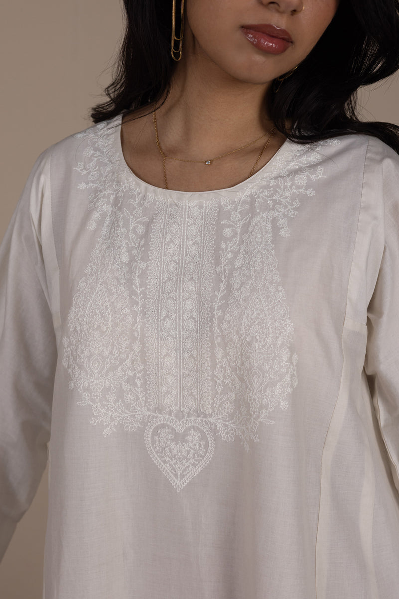 Heartfelt Embroidered Kurta