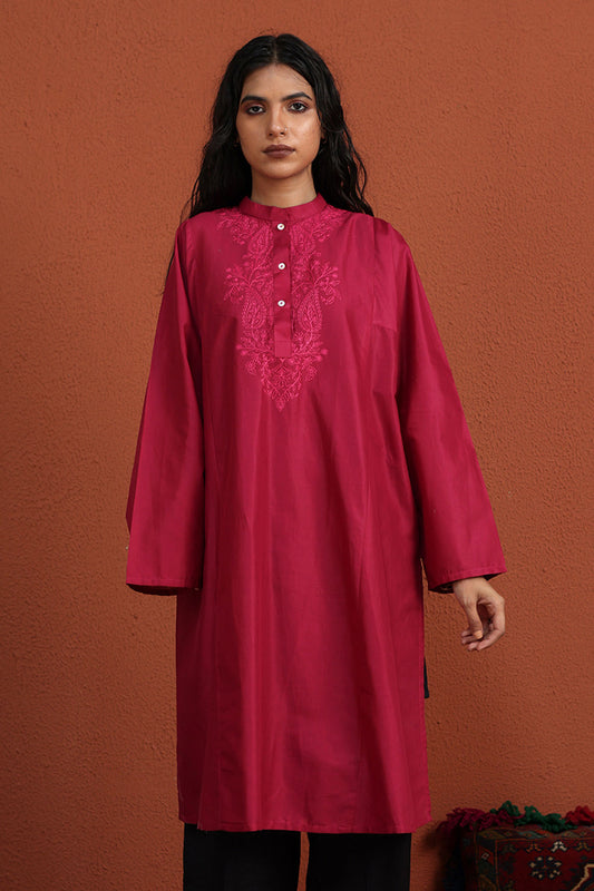 Paisley Embroidered Kurta
