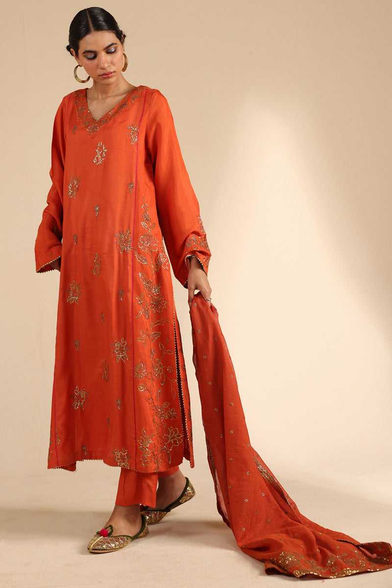 Sitara Embroidered 3-Piece Suit
