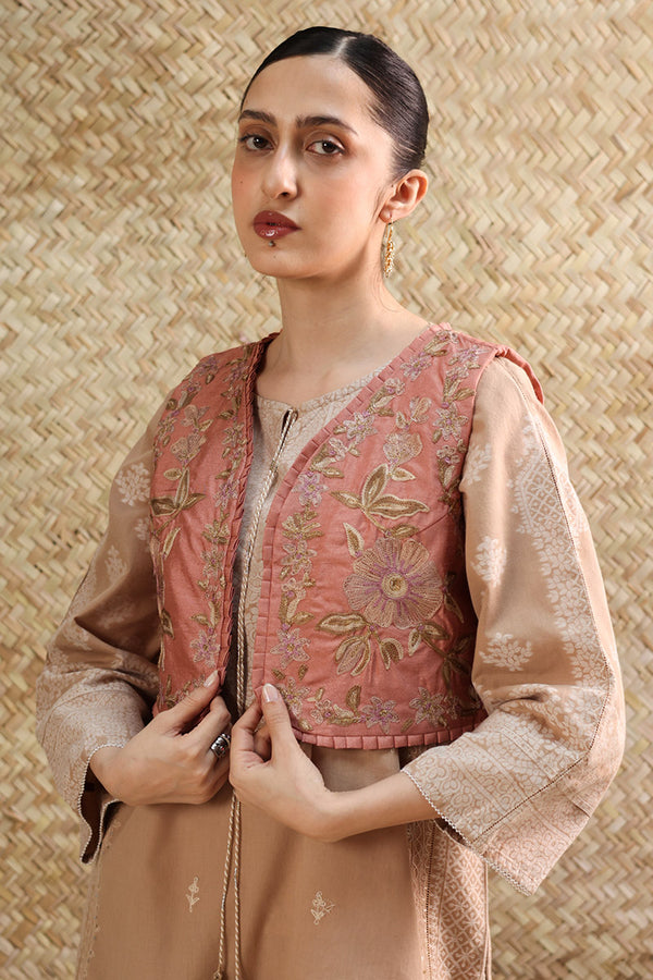 Batik Dori Embroidered Koti