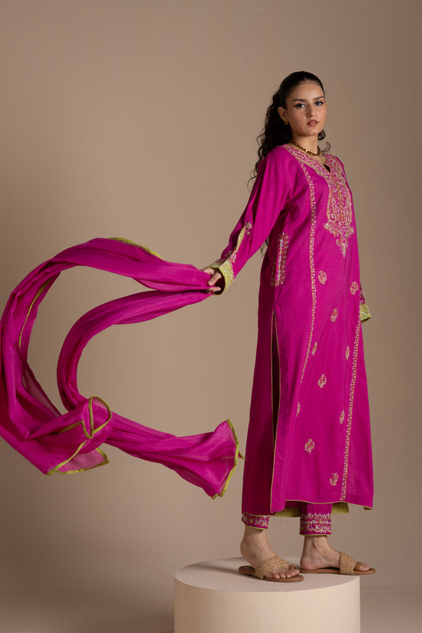 Mukaish Bliss 3-Piece Suit