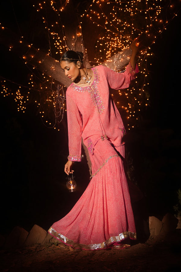 Gota Opulence Gharara Set