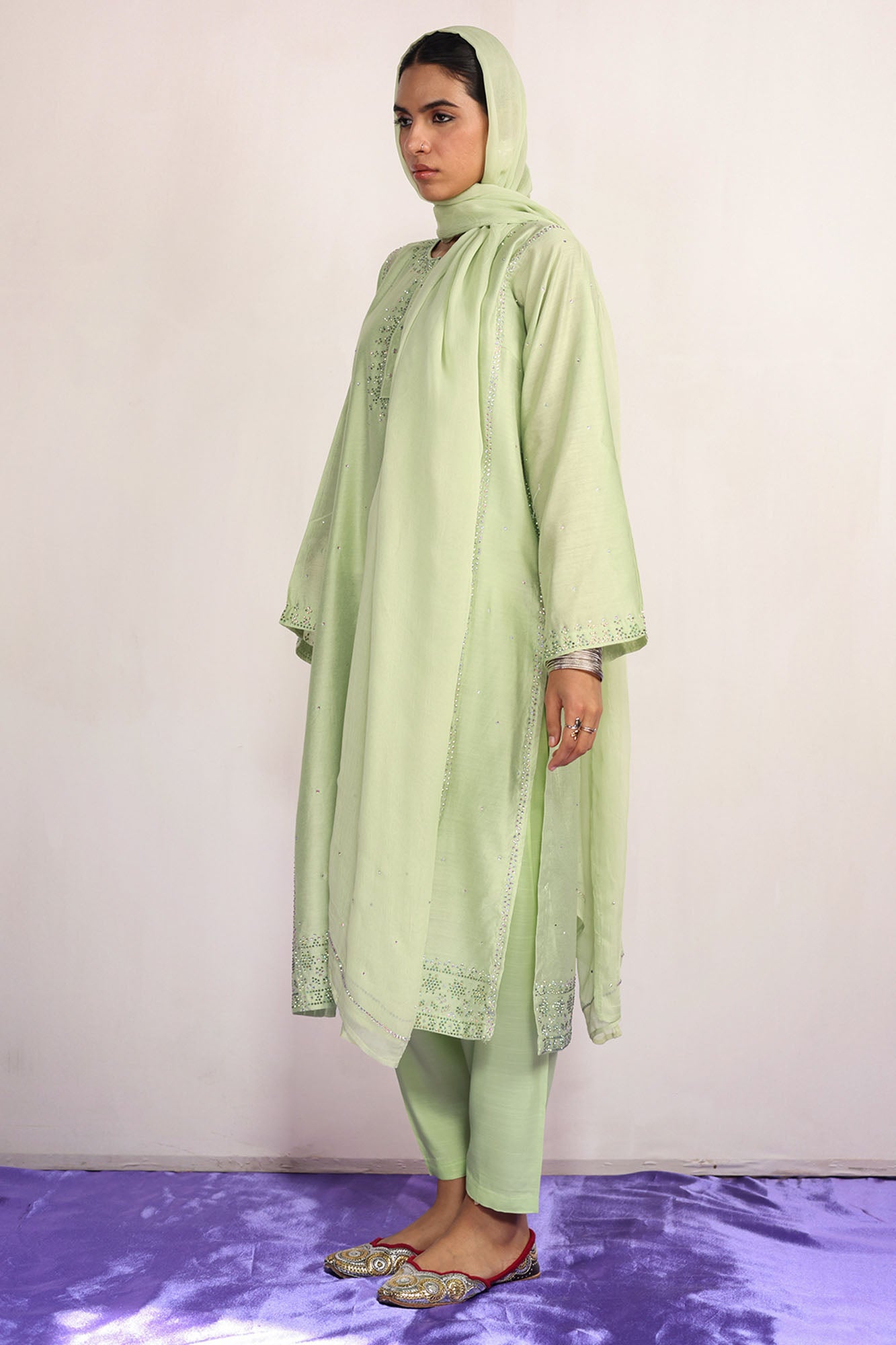 Dewdrop Mint Ensemble