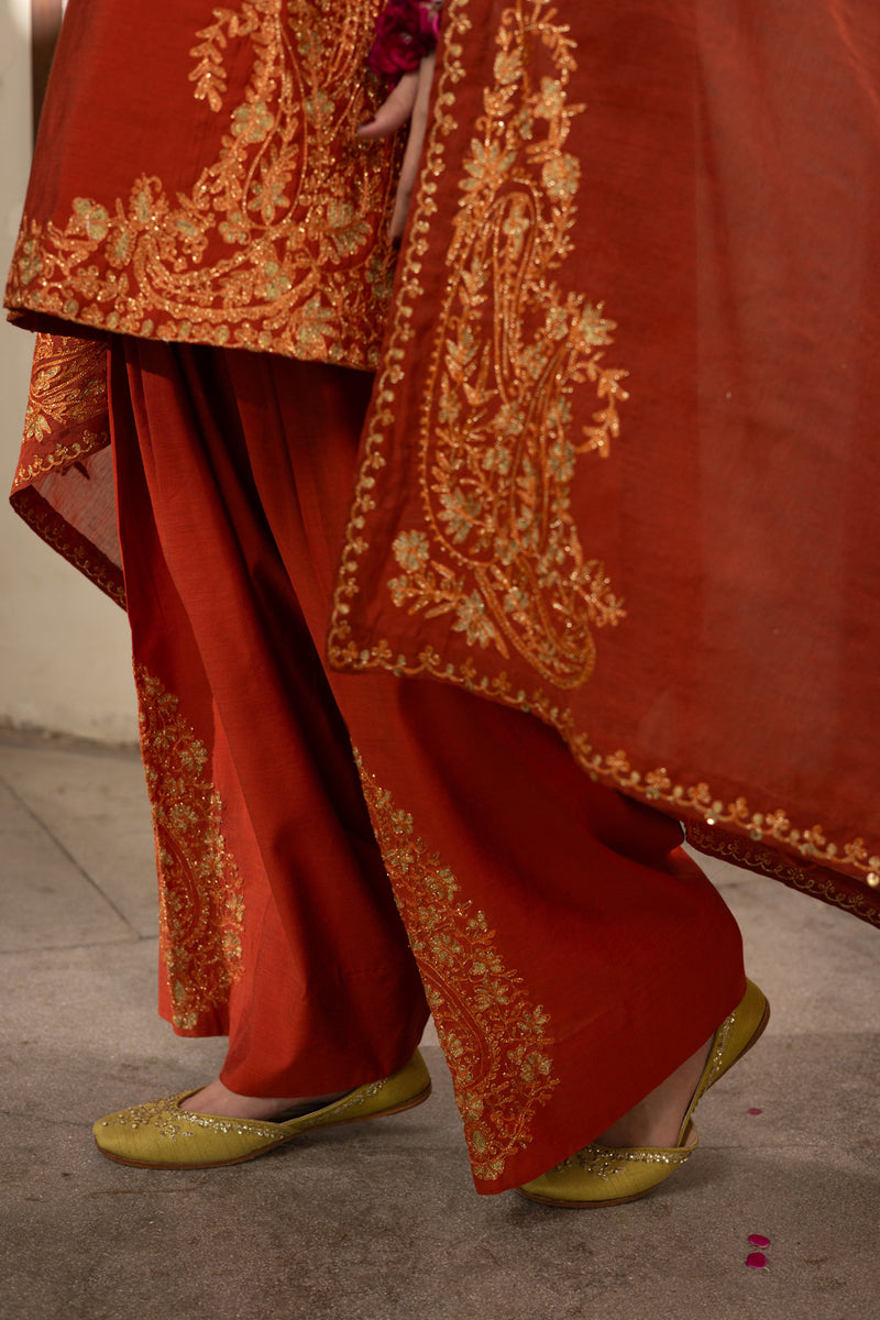 Ethereal Embroidered 3-Piece Ensemble