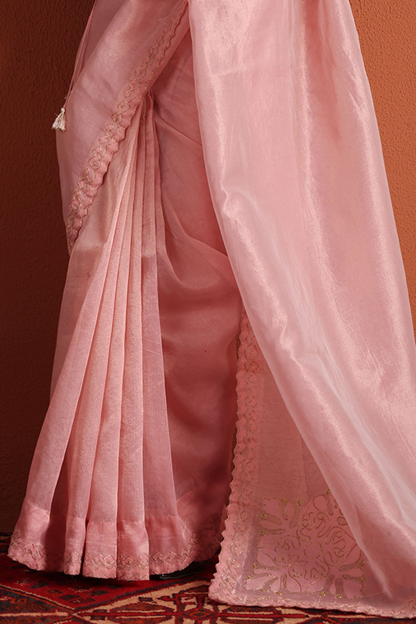 Embroidered Zaari Saree