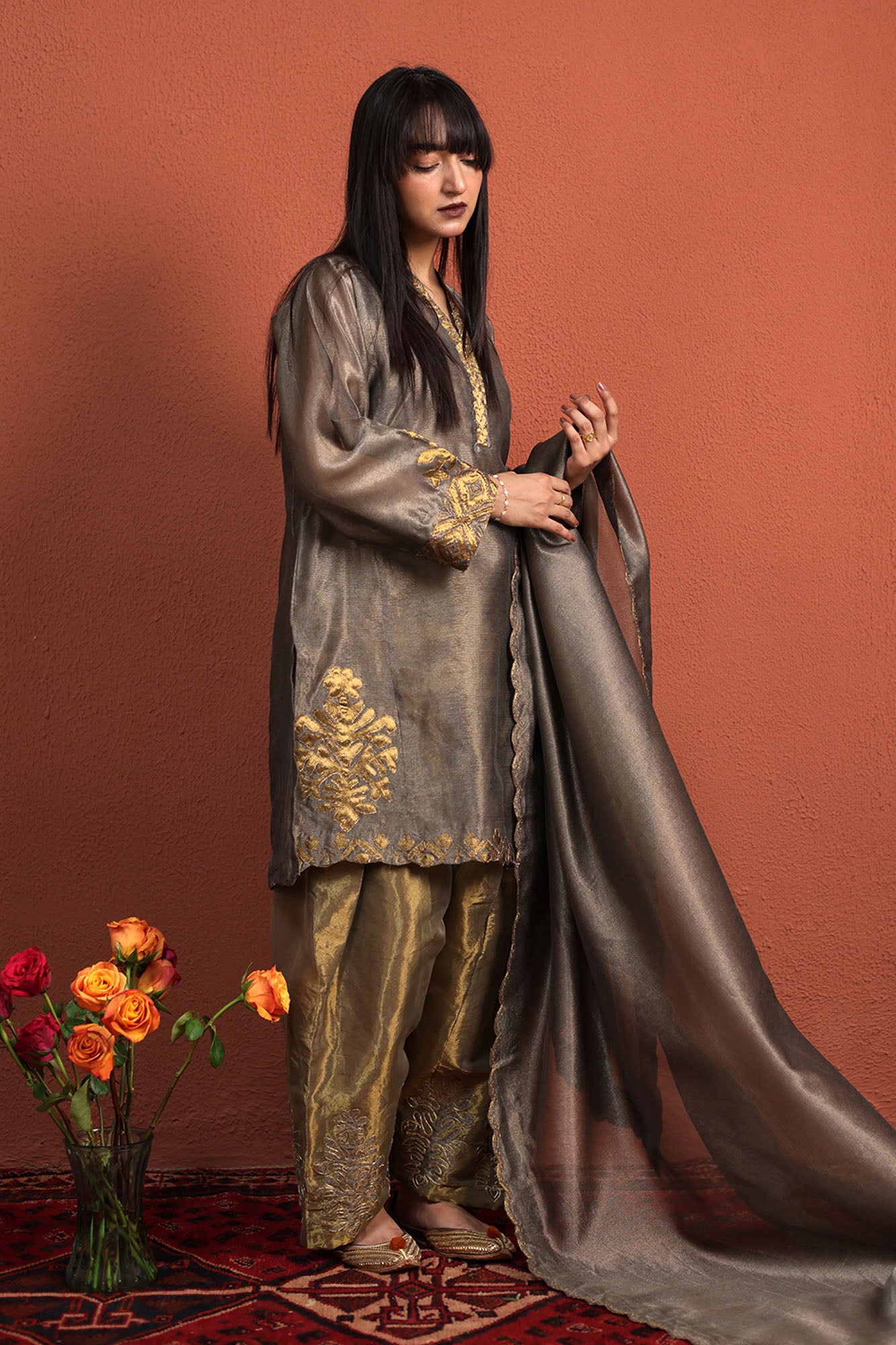 Metallic Muse Shalwar Suit