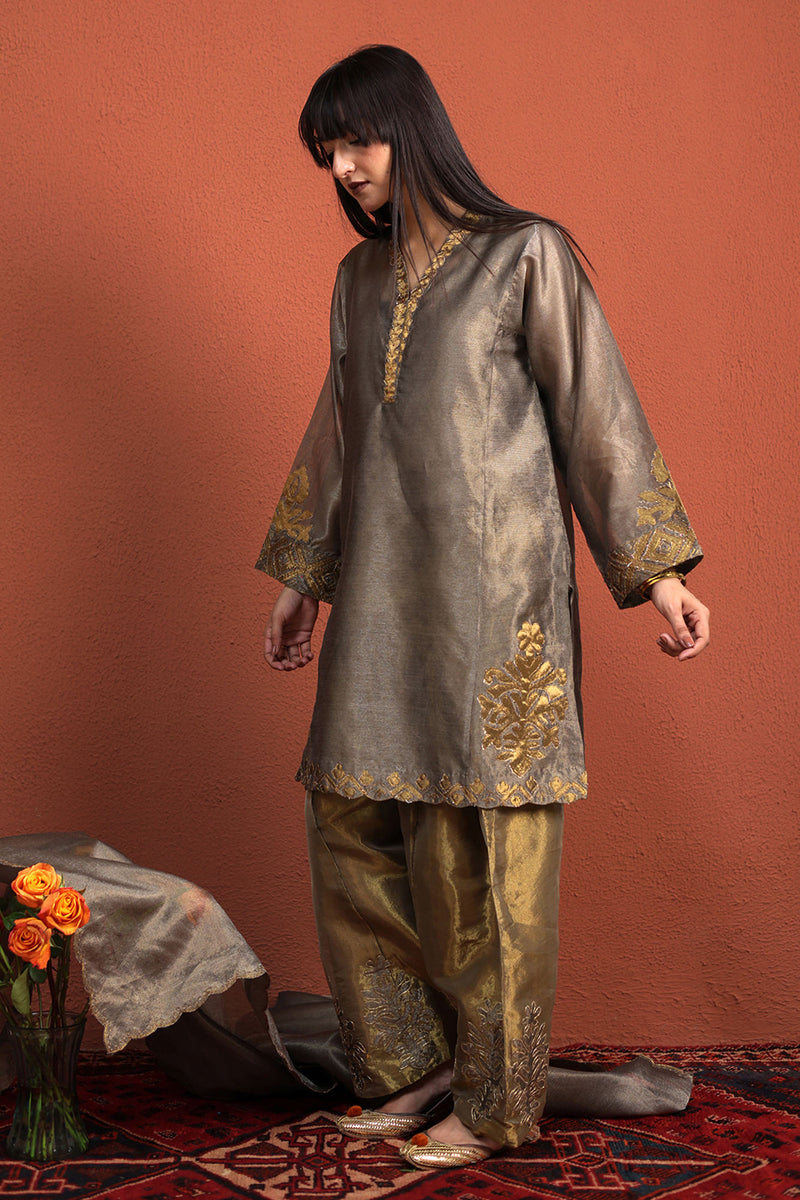 Metallic Muse Shalwar Suit